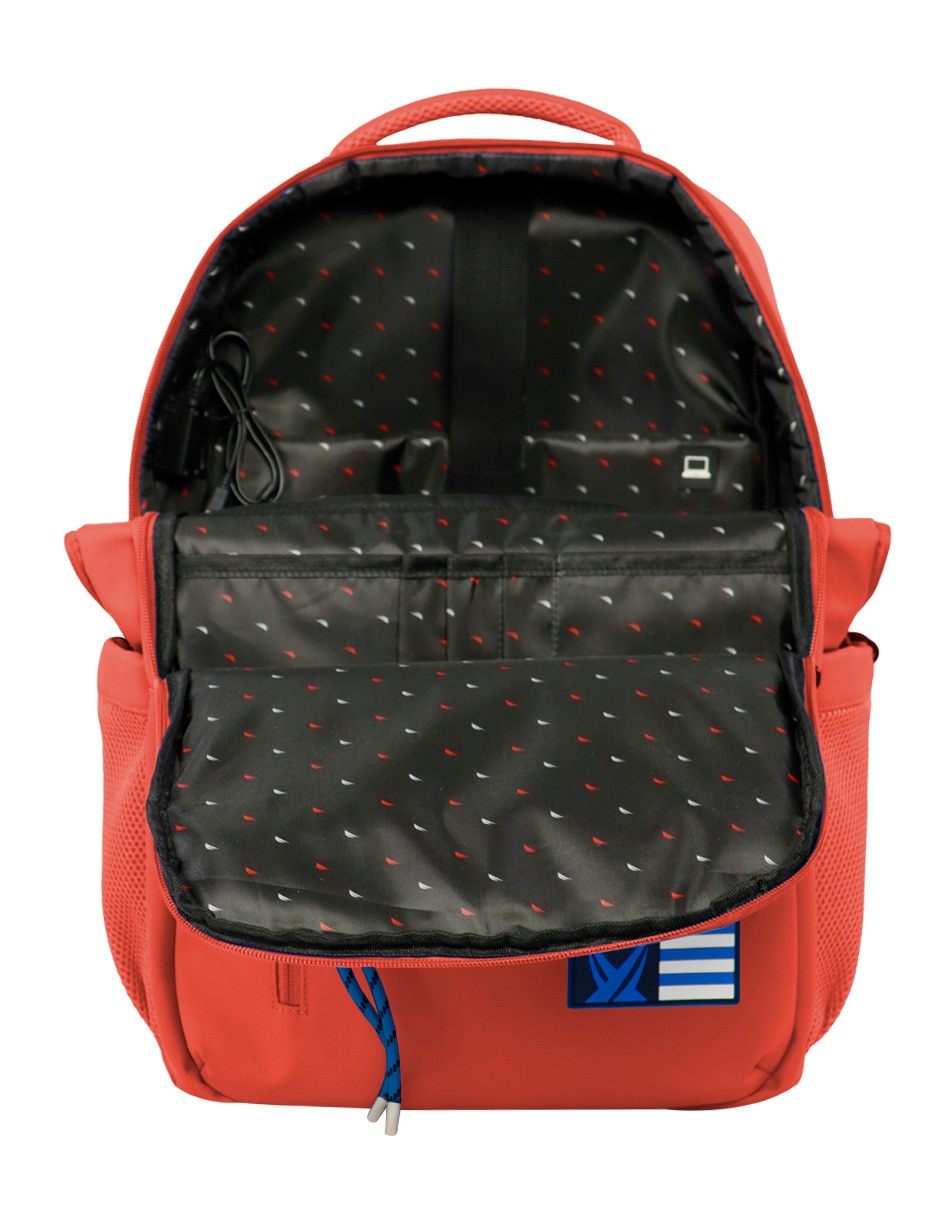 MOCHILA LONDON NAUTICA, ROJO