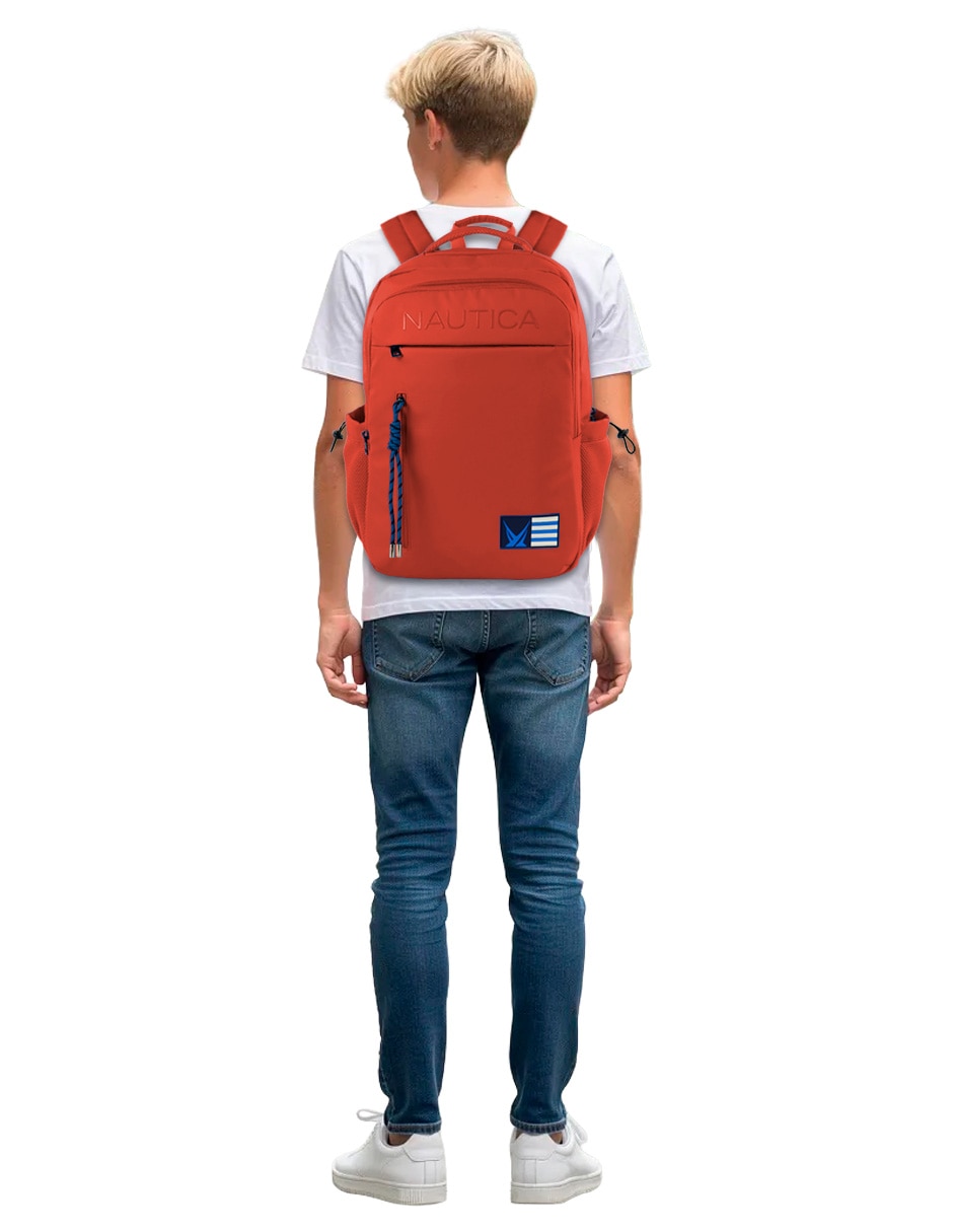 MOCHILA LONDON NAUTICA, ROJO