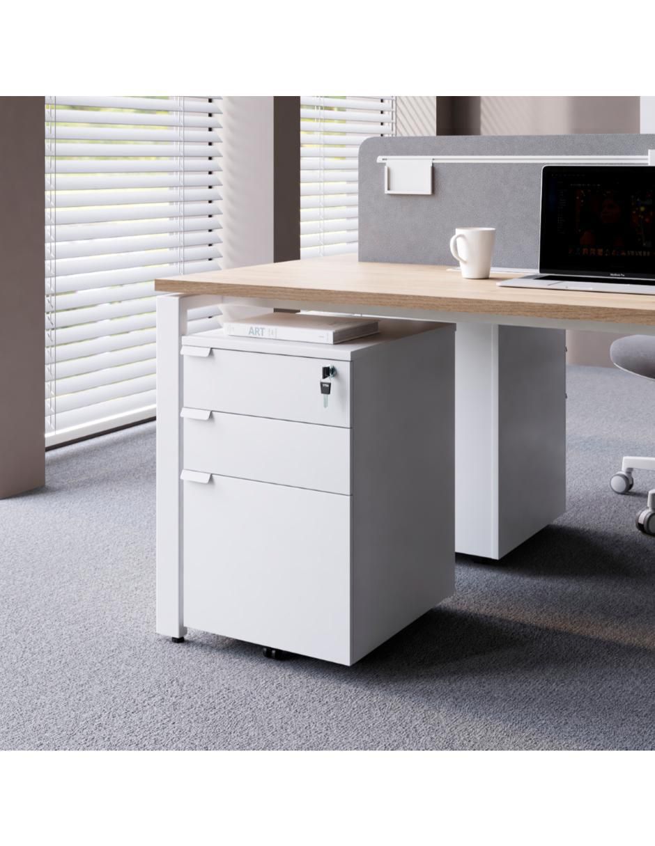 Archivero con cerradura y base móvil 10