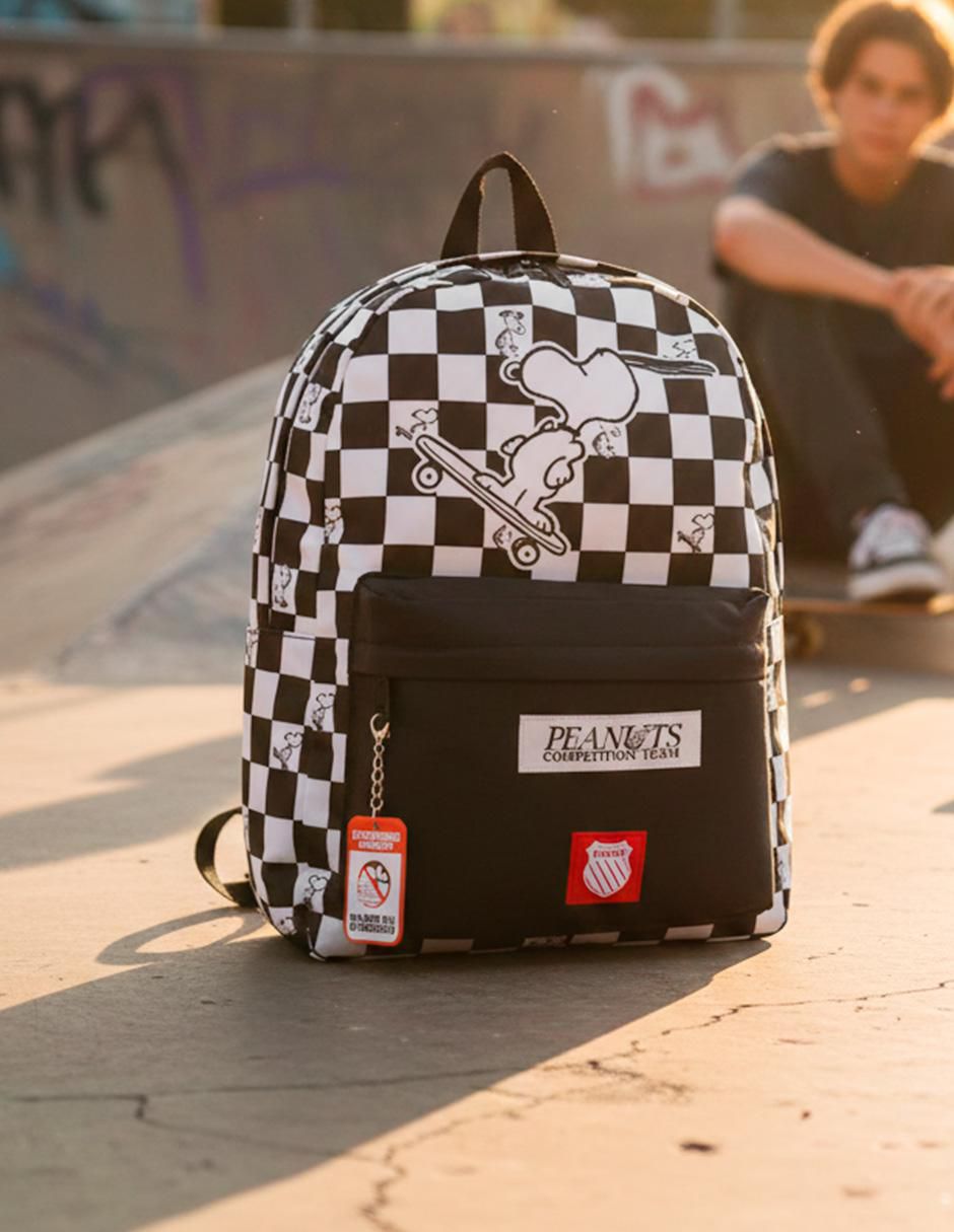 Mochila escolar Snoopy Back To School para niño 6