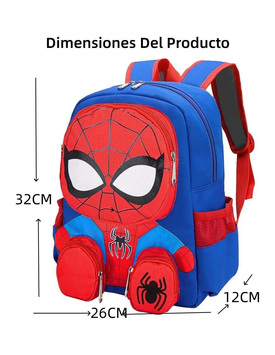 Mochila escolar Spider-Man impermeable unisex 7