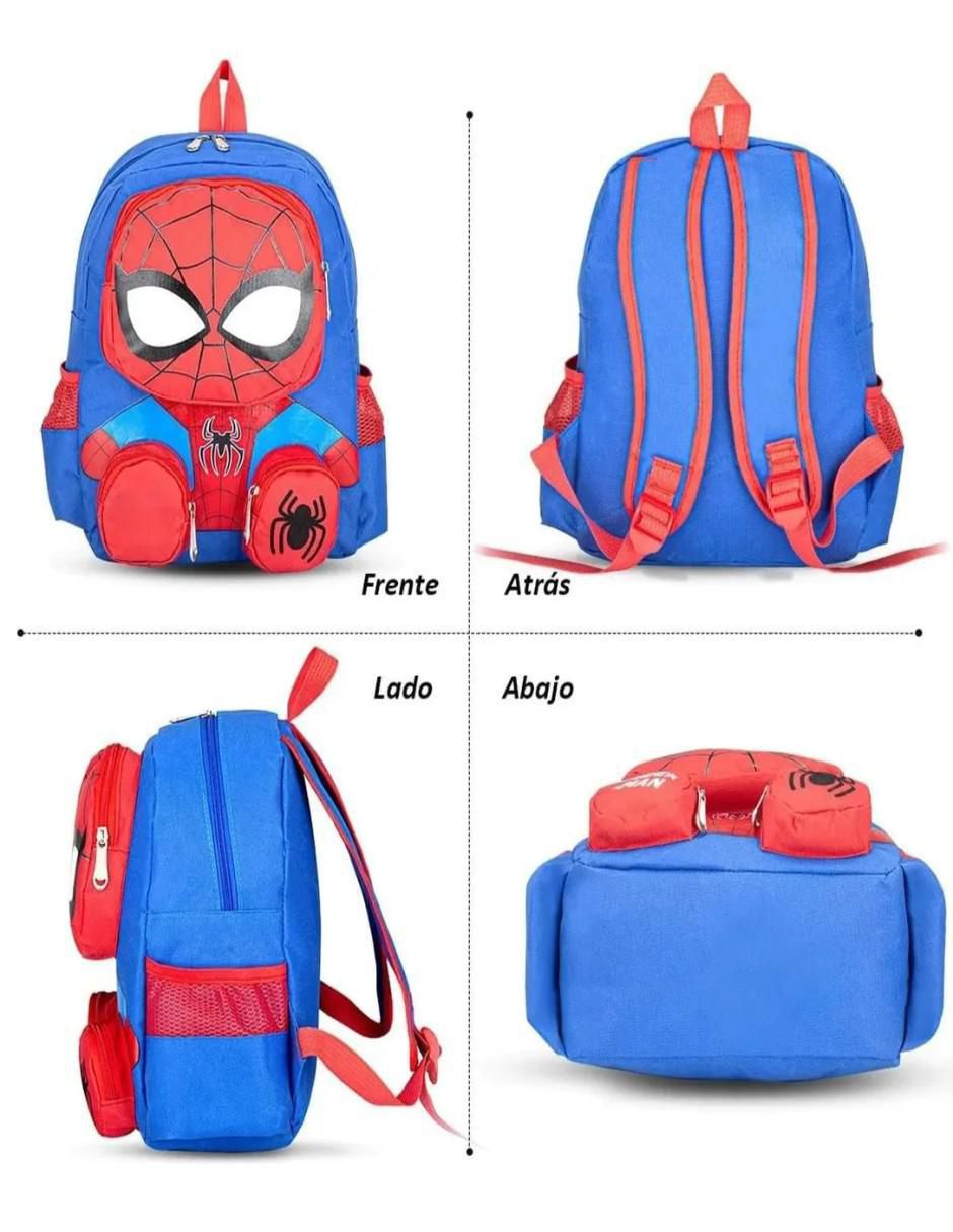 Mochila escolar Spider-Man impermeable unisex 5