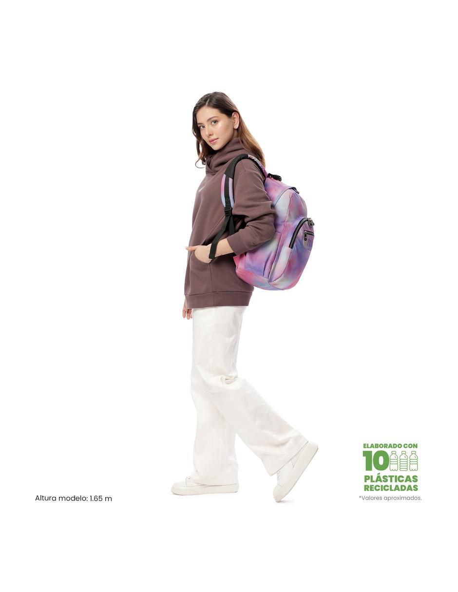 Mochila escolar Acuarela para niña 2