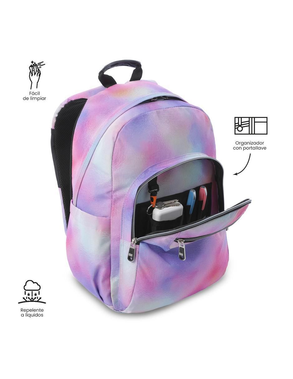 Mochila escolar Acuarela para niña 5