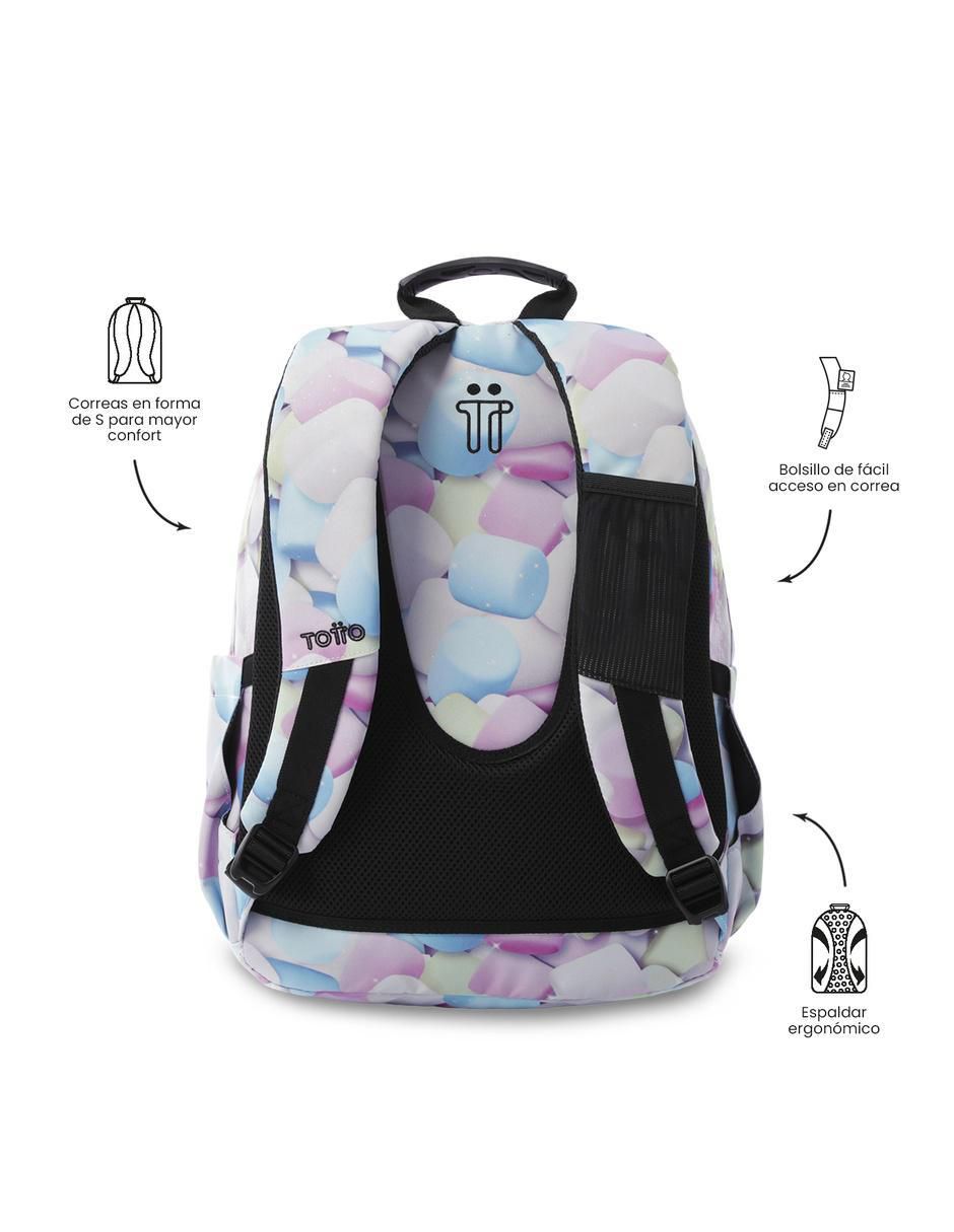 Mochila escolar Acuarela para niña 4