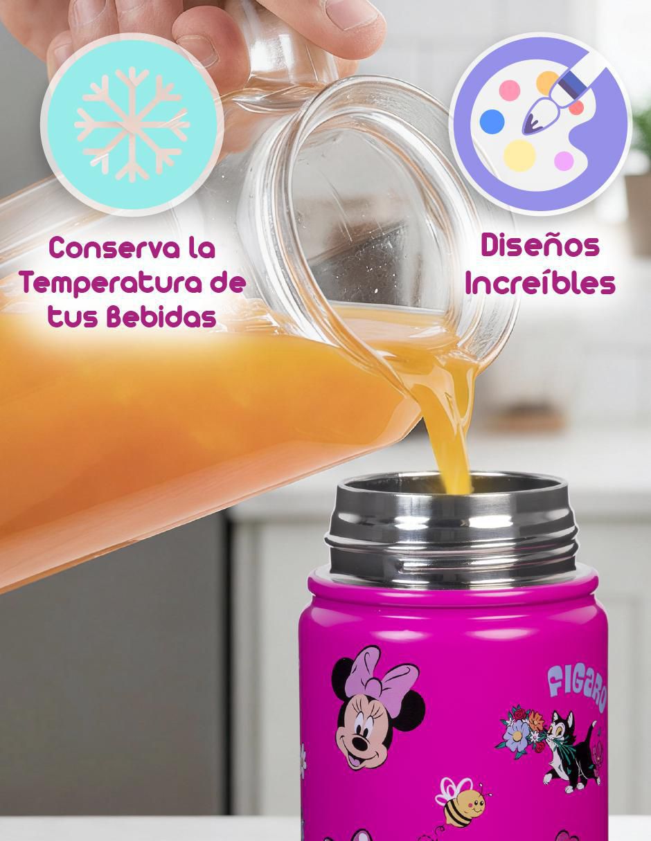 Termo de acero inoxidable con tapa Flip Top 500 ml 3