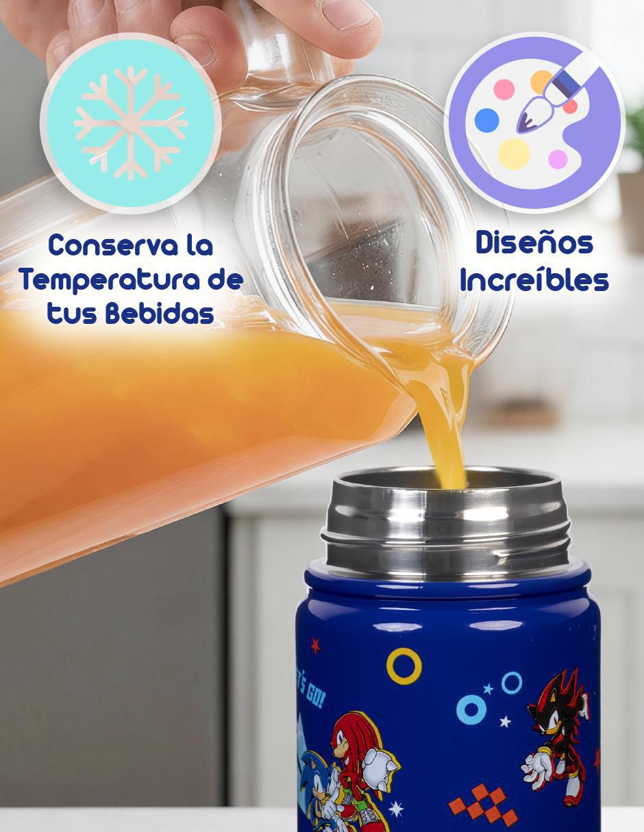 Termo de acero inoxidable con tapa Flip Top 500 ml 3