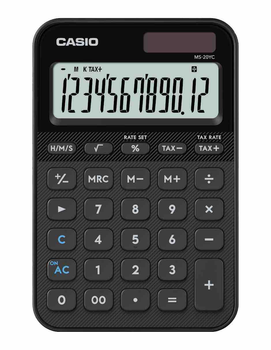 Calculadora de escritorio Ms-20yc-bk