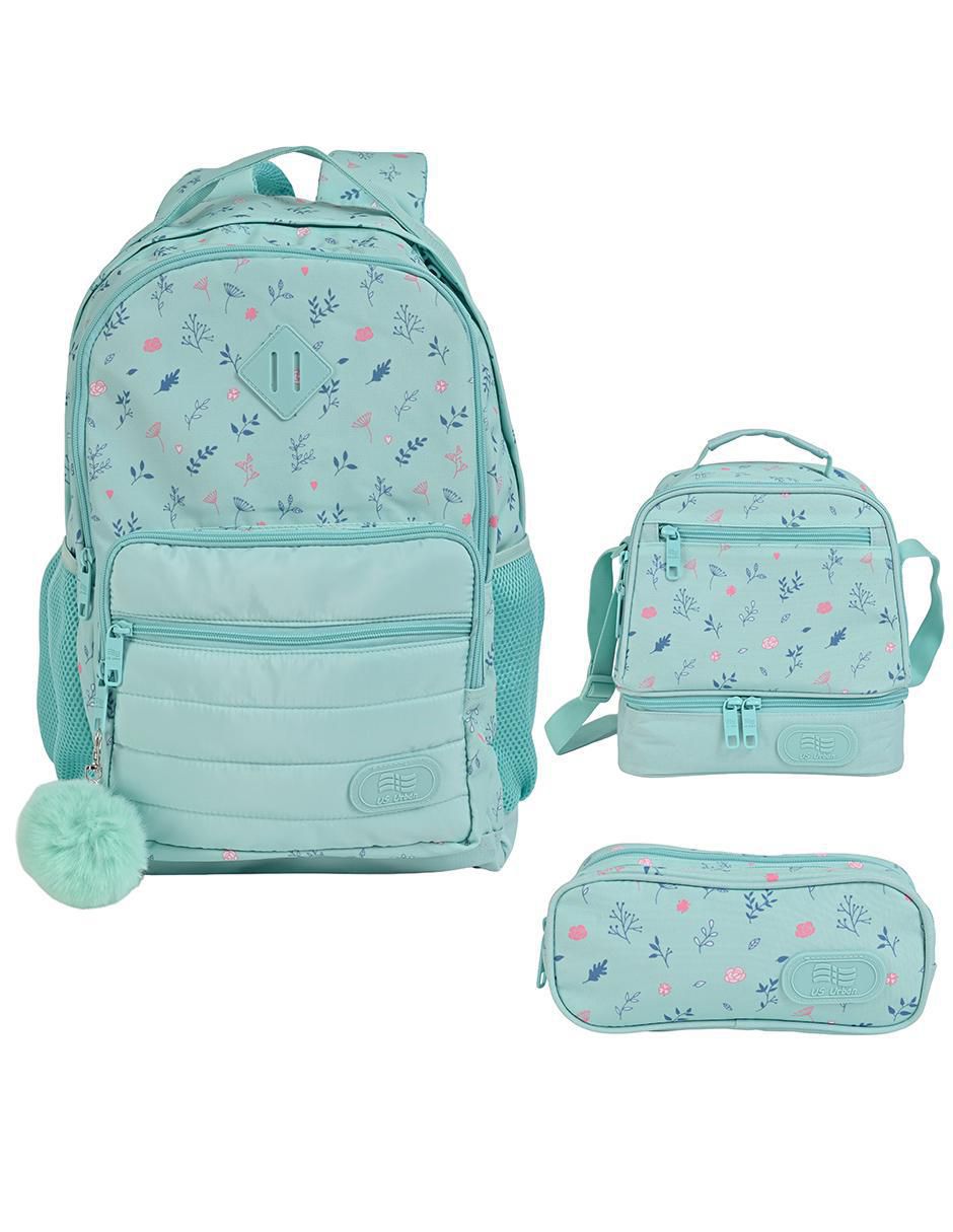 Set mochila escolar para niña