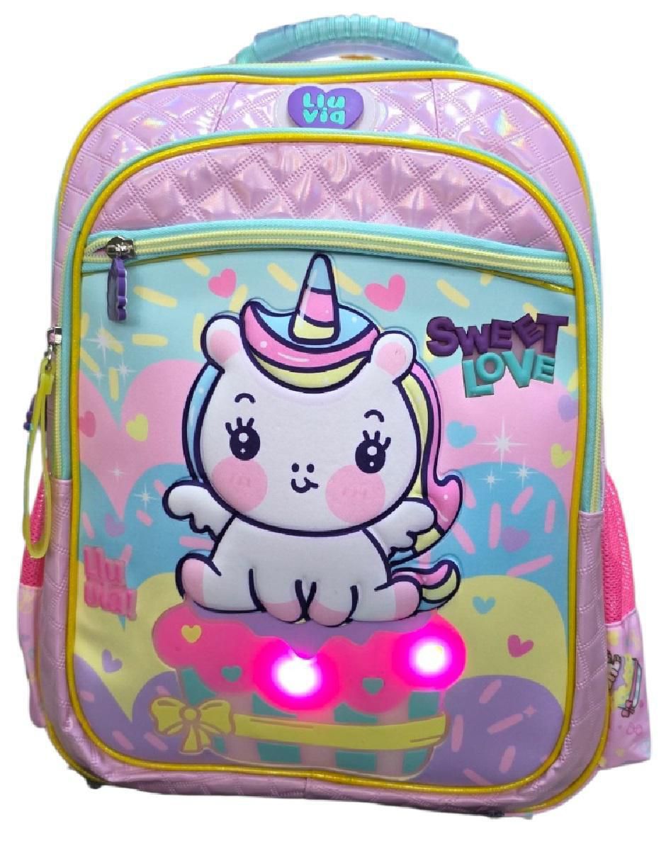 Mochila escolar Unicornio para niña 8