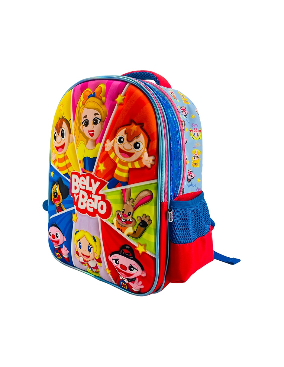 Mochila escolar bely y beto mejores amigos unisex 3