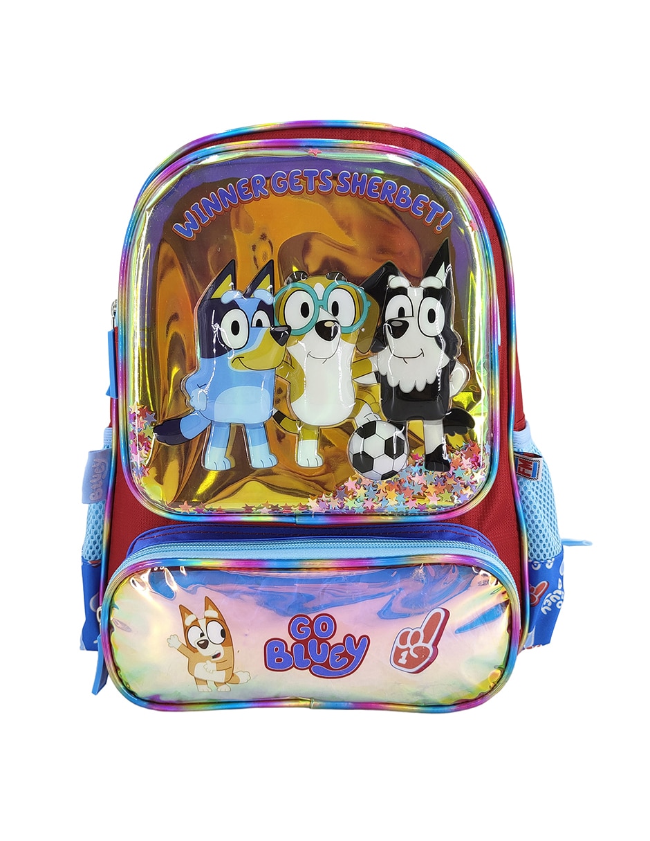 Mochila escolar Bluey go Bluey unisex