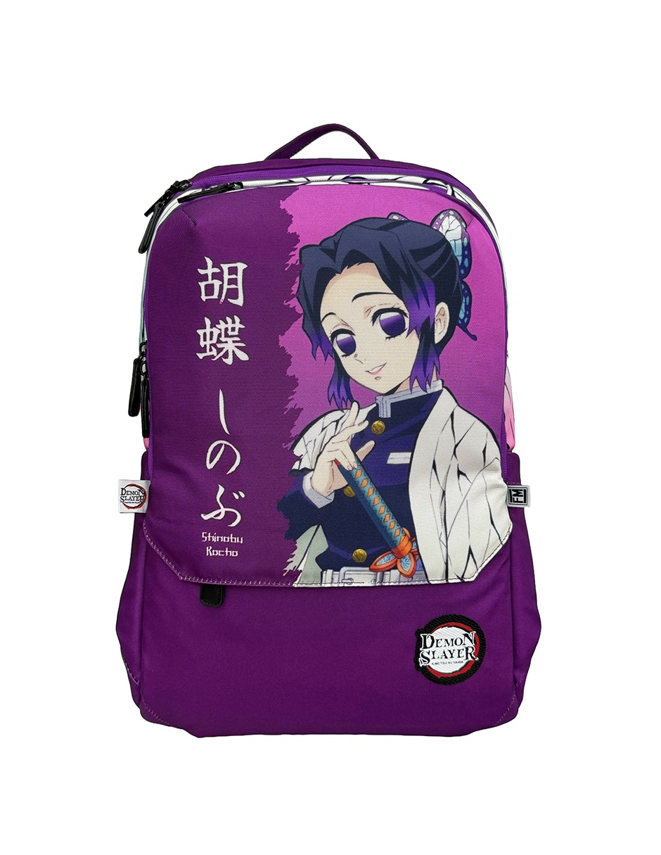 Mochila con portalaptop demon slayer: kimetsu yaiba shinobu kocho vol2 unisex