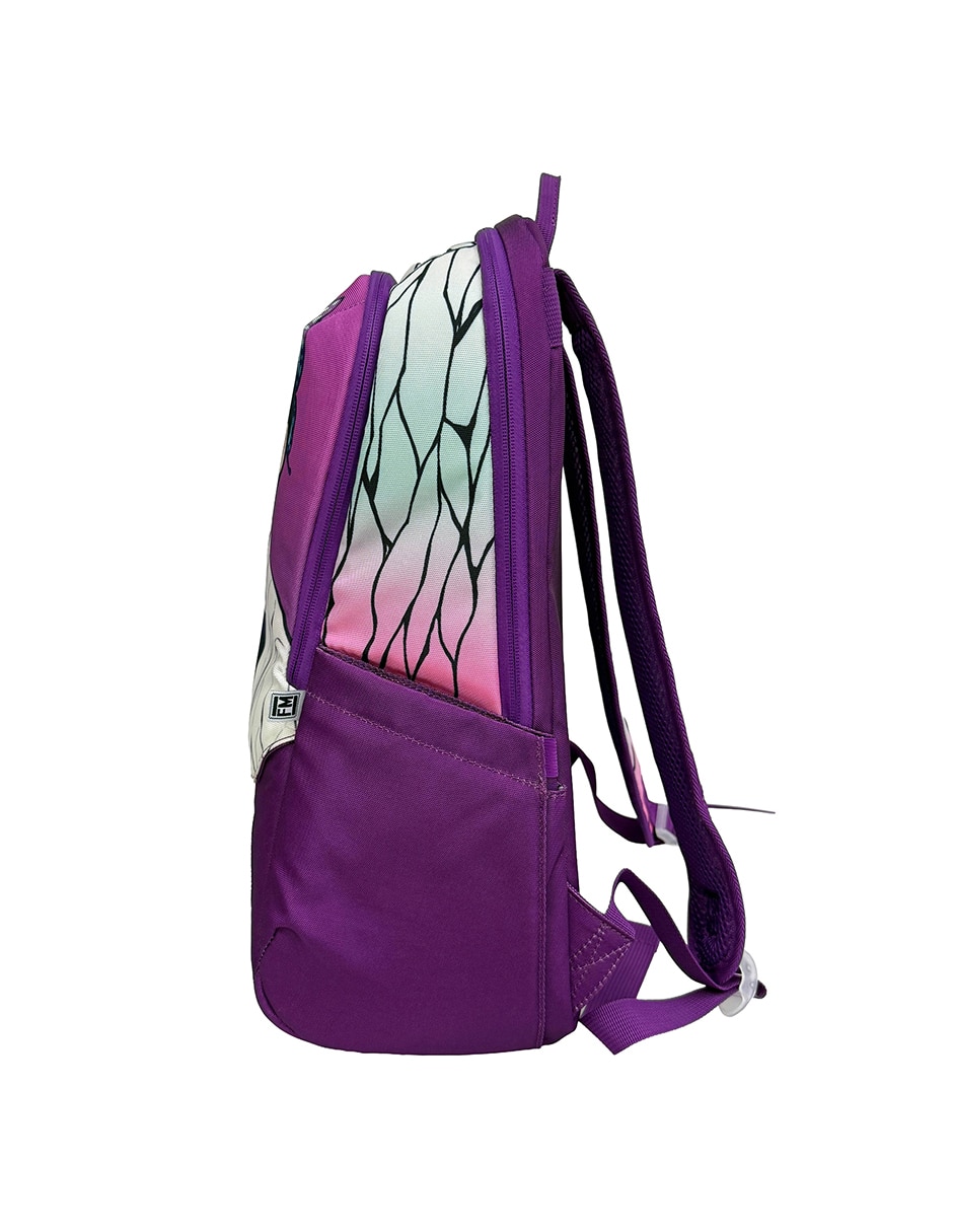 Mochila con portalaptop demon slayer: kimetsu yaiba shinobu kocho vol2 unisex 3
