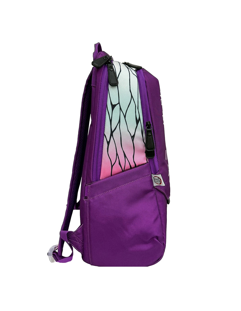 Mochila con portalaptop demon slayer: kimetsu yaiba shinobu kocho vol2 unisex 4