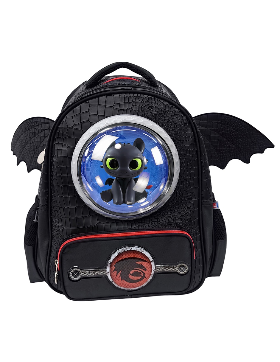 Mochila escolar cómo entrenar a tu dragón toothless unisex