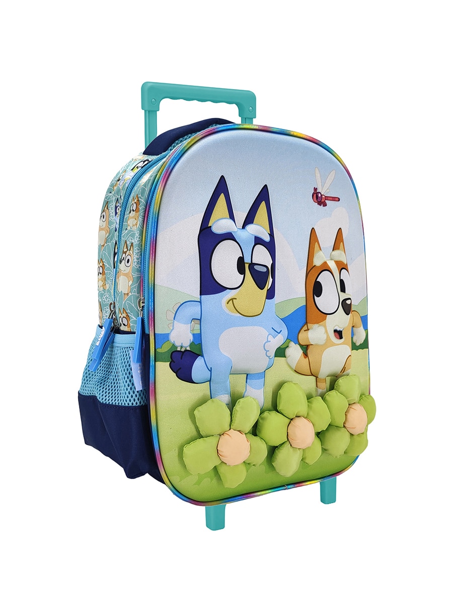 Mochila con ruedas escolar Bluey beautiful unisex 4