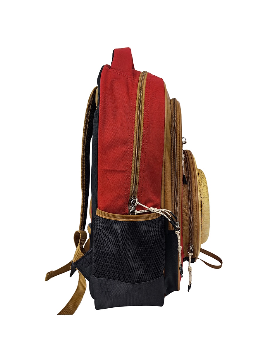 Mochila con portalaptop one piece sombrero de paja unisex 4