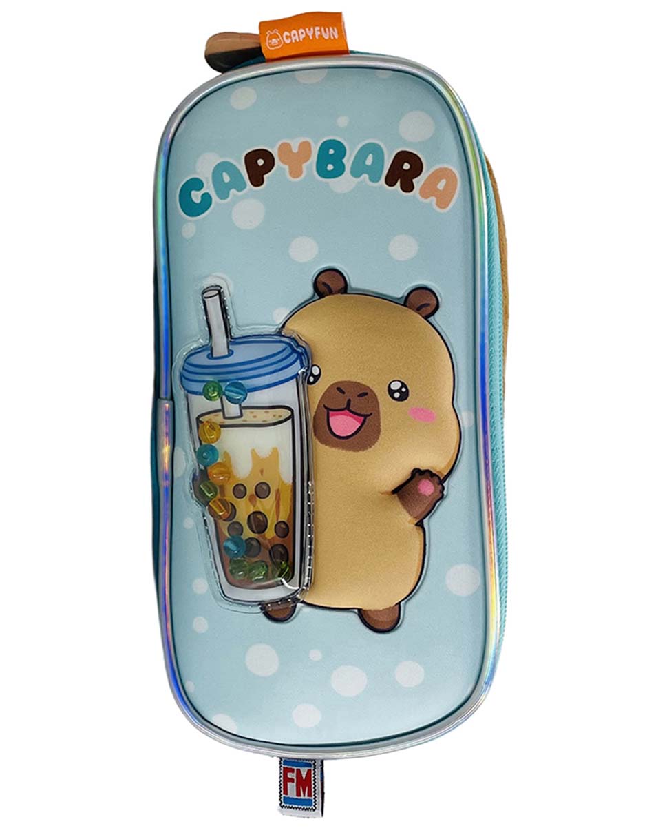 Lapicera Capy Bobba Tea Capibara unisex