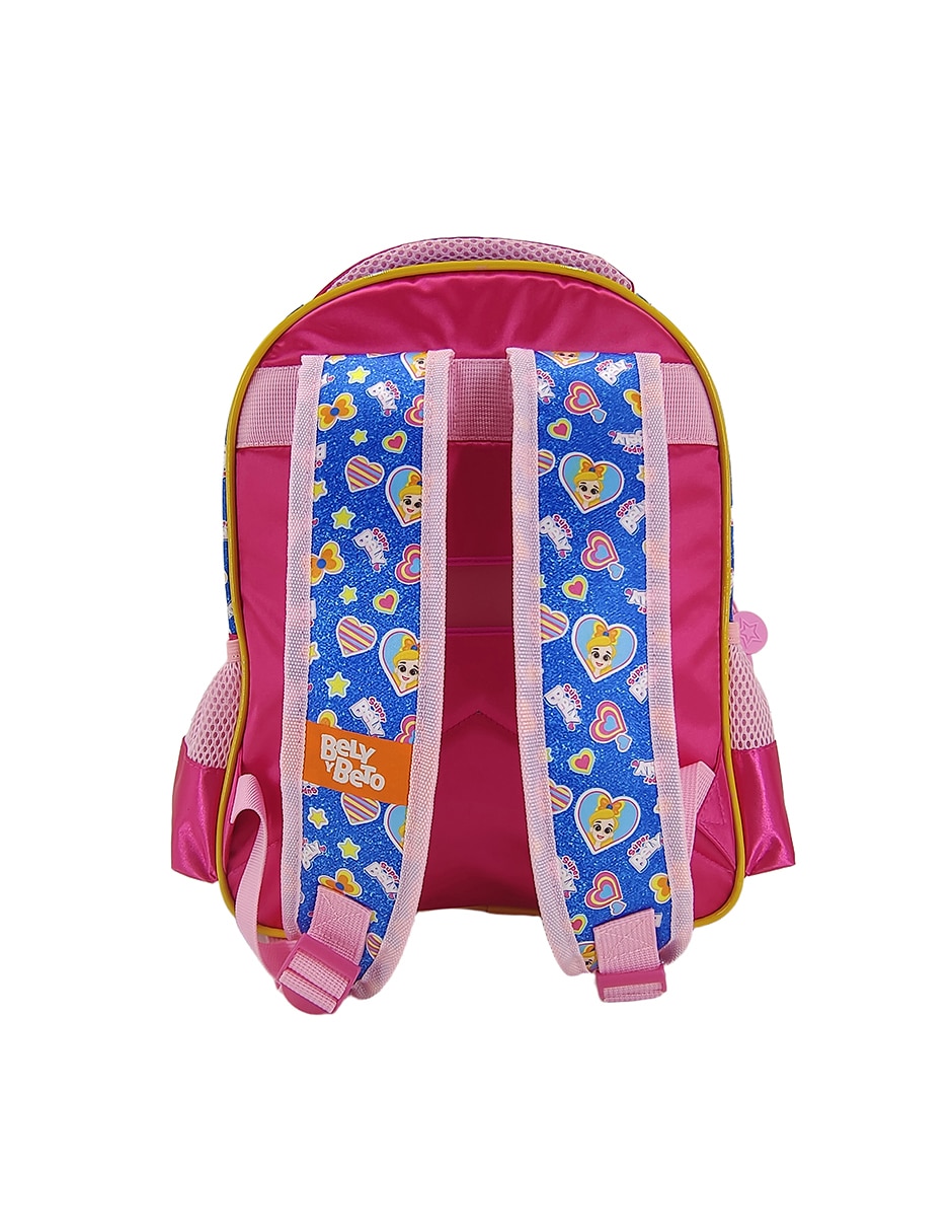Mochila escolar bely y beto super bely para niña 2