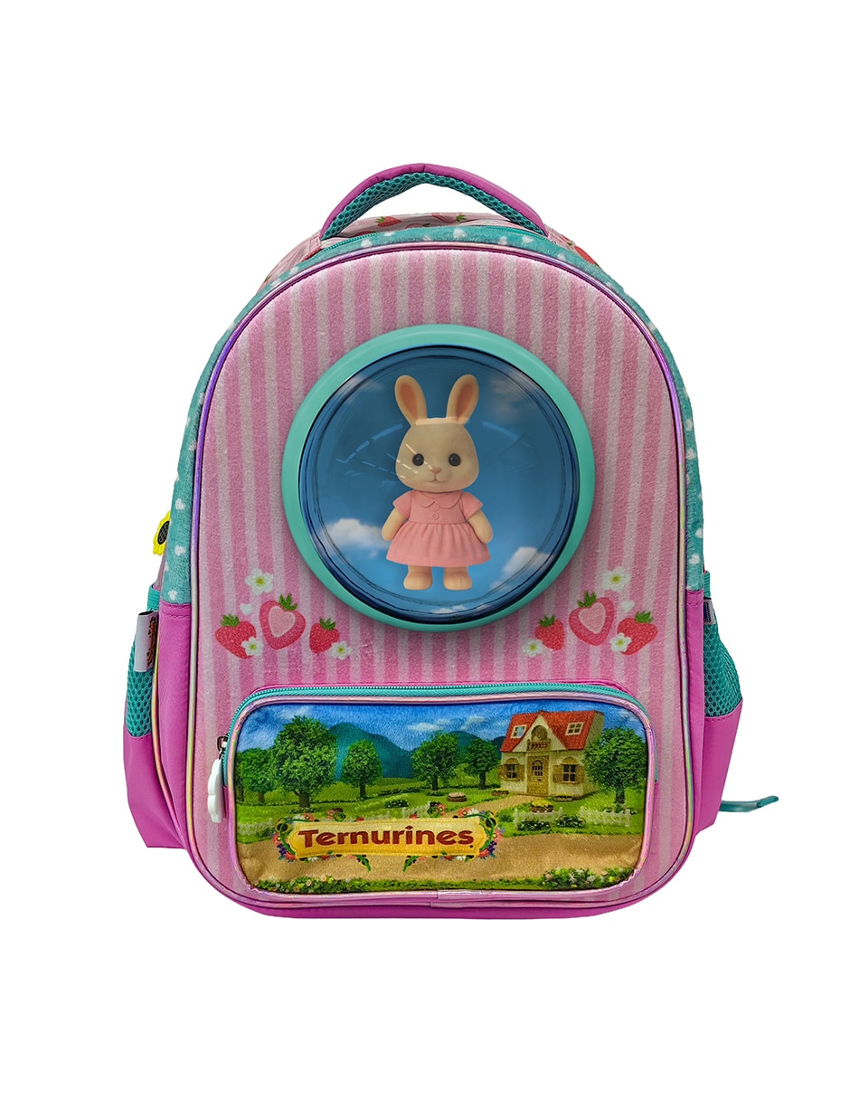 Mochila escolar strawberry bunny unisex Mochila escolar strawberry bunny unisex