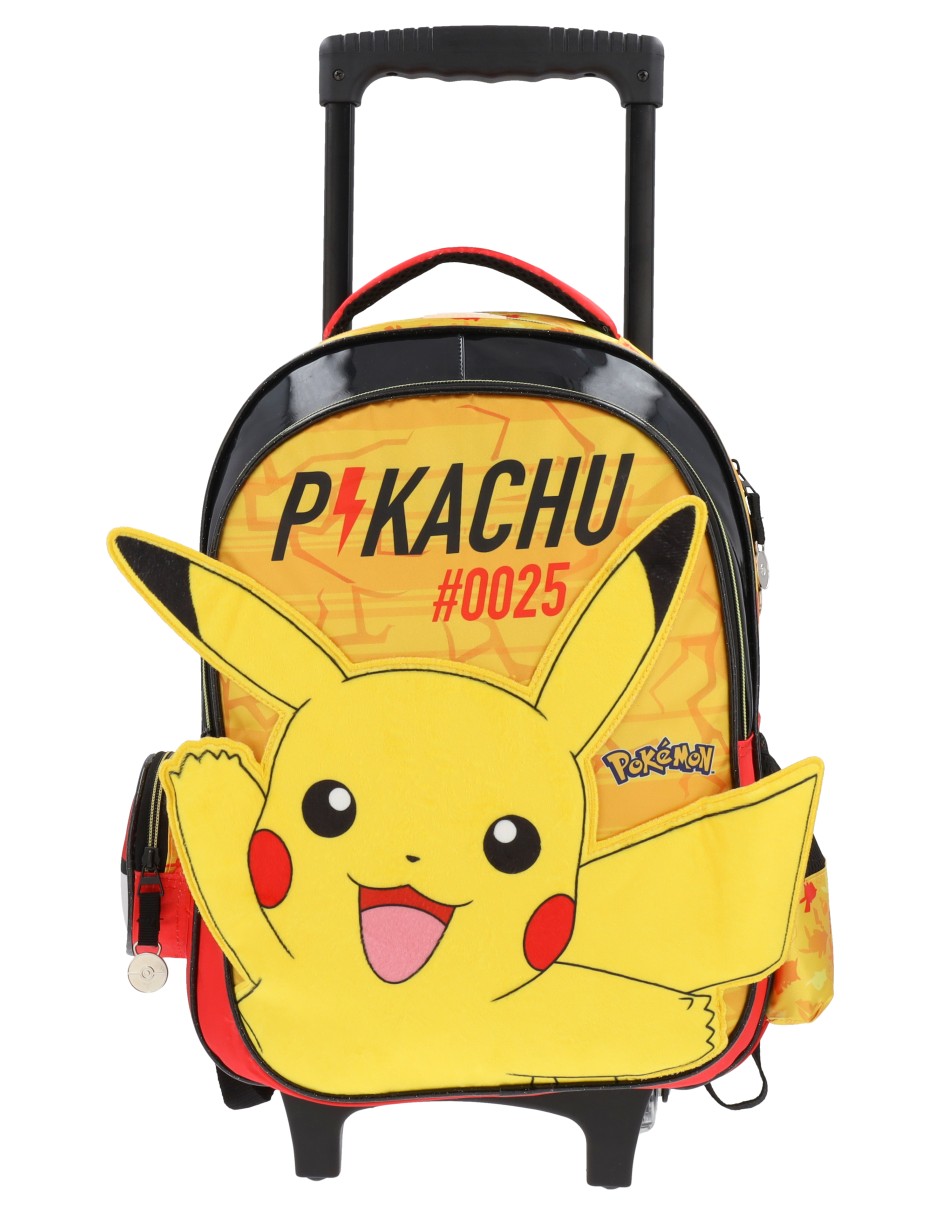 Mochila con ruedas escolar pokemón pkm013 para hombre