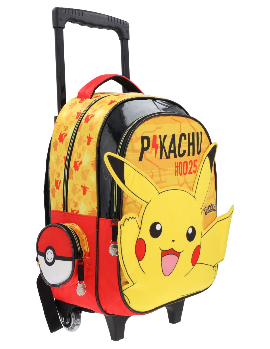 Mochila con ruedas escolar pokemón pkm013 para hombre 2