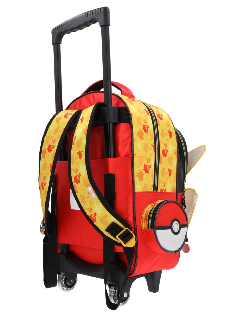 Mochila con ruedas escolar pokemón pkm013 para hombre 4