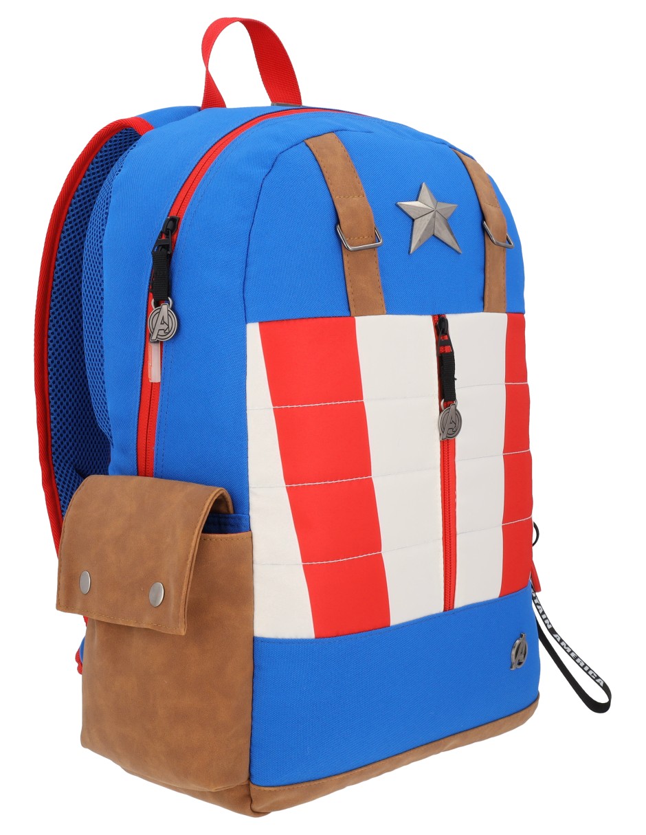 Mochila escolar capitán américa mav027 para hombre 2