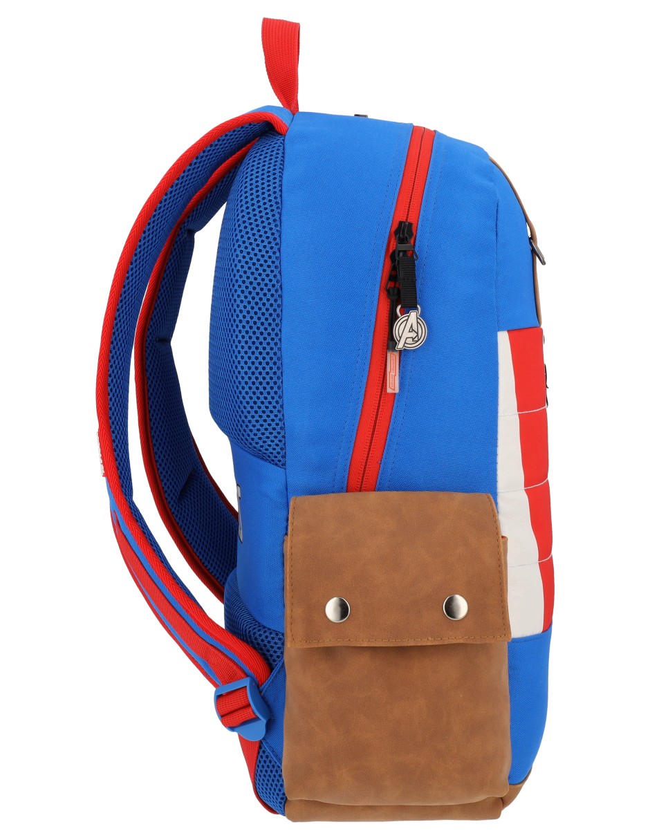 Mochila escolar capitán américa mav027 para hombre 3