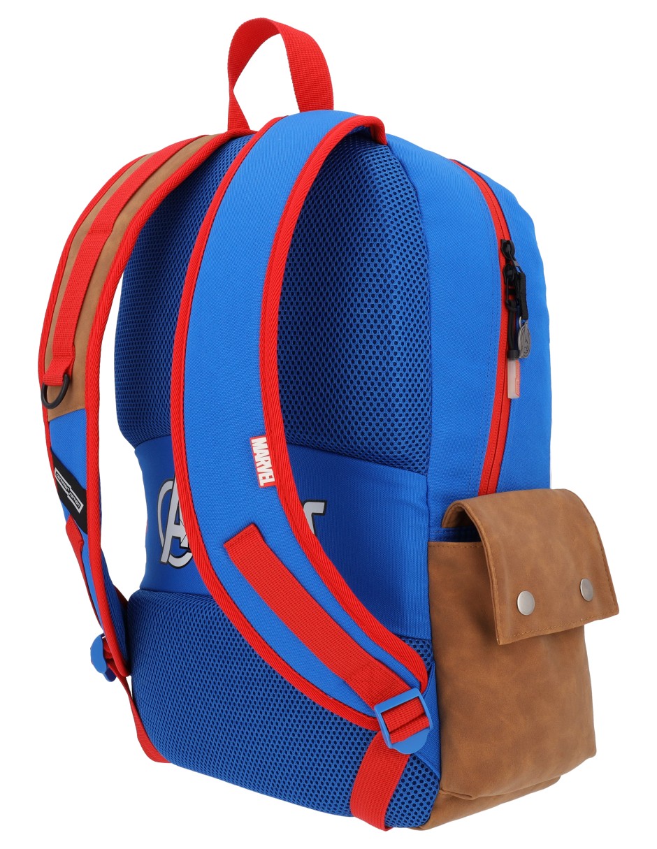 Mochila escolar capitán américa mav027 para hombre 4