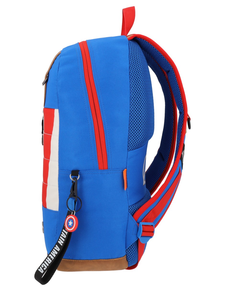 Mochila escolar capitán américa mav027 para hombre 7