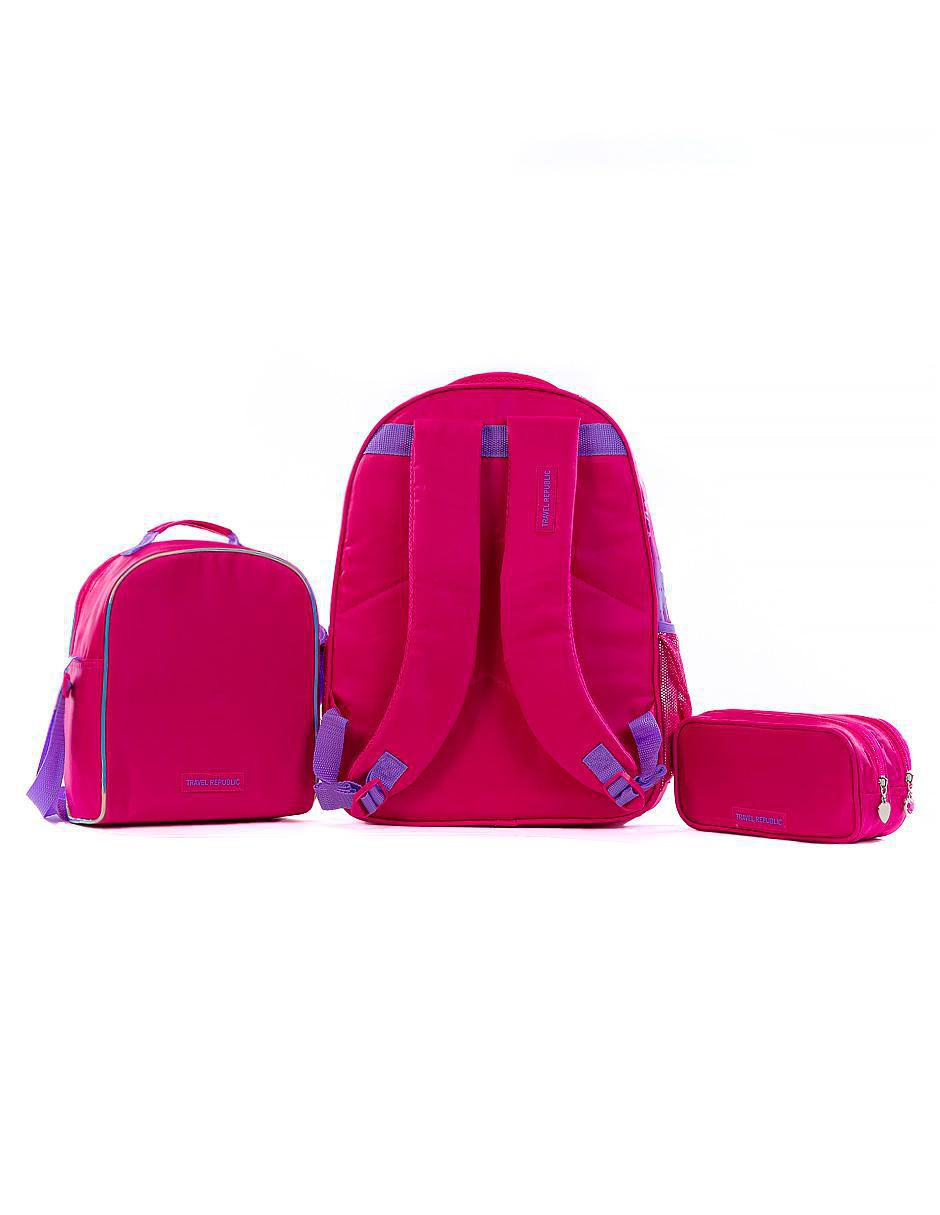 Set mochila escolar TR UNC03 para niña 7